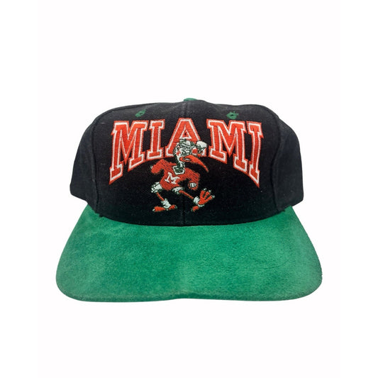 Vintage Miami Hurricanes Block Style Snapback