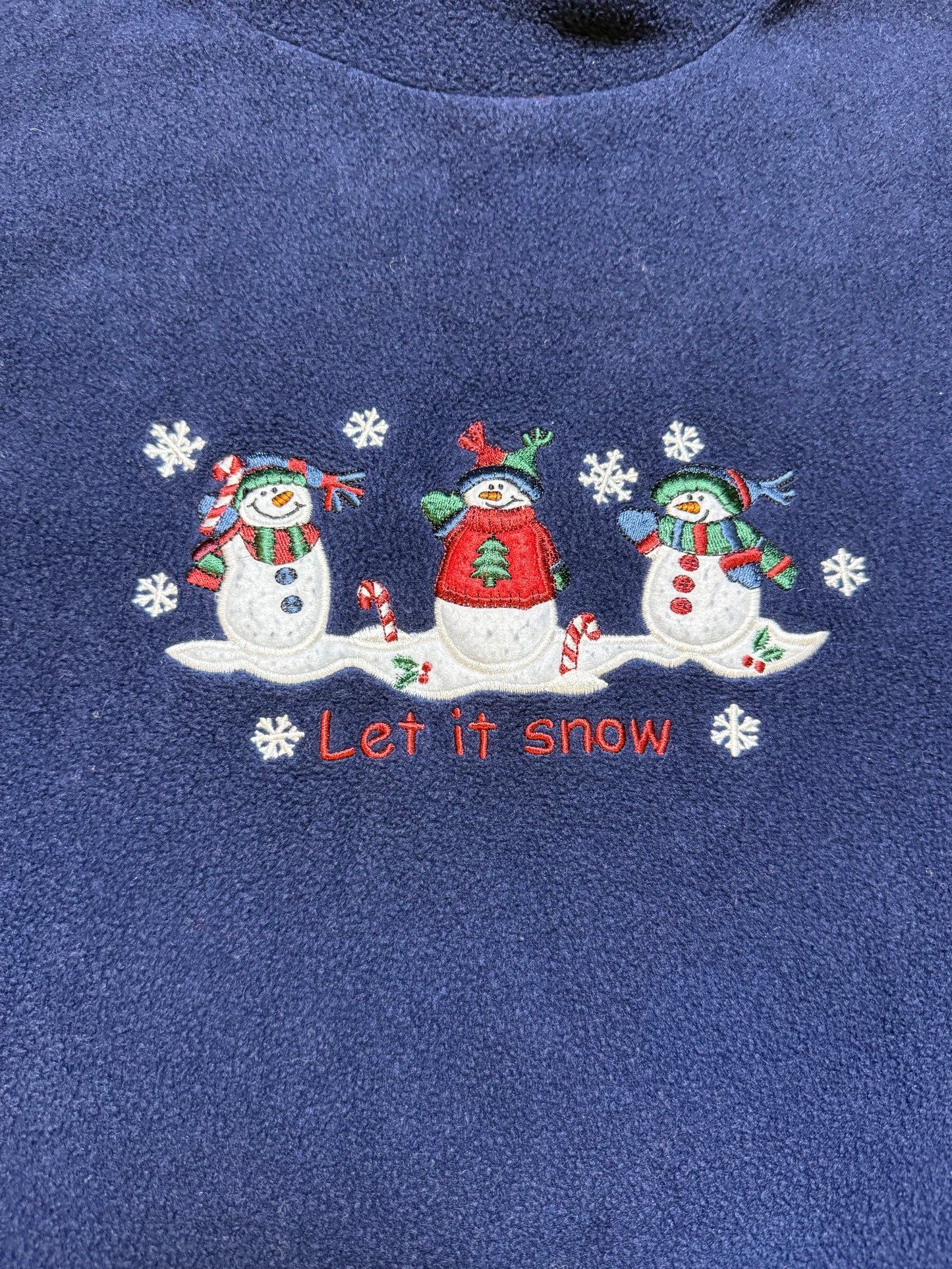 Vintage Granny Crewneck Let it Snow