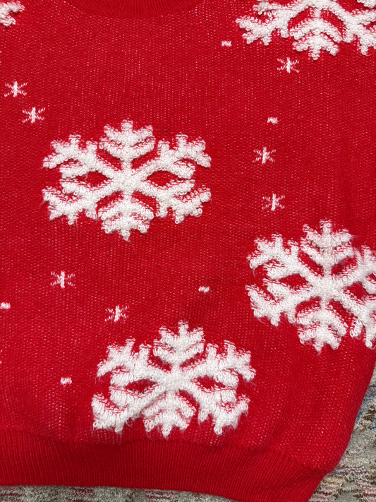 Snowflake Textured Sweater