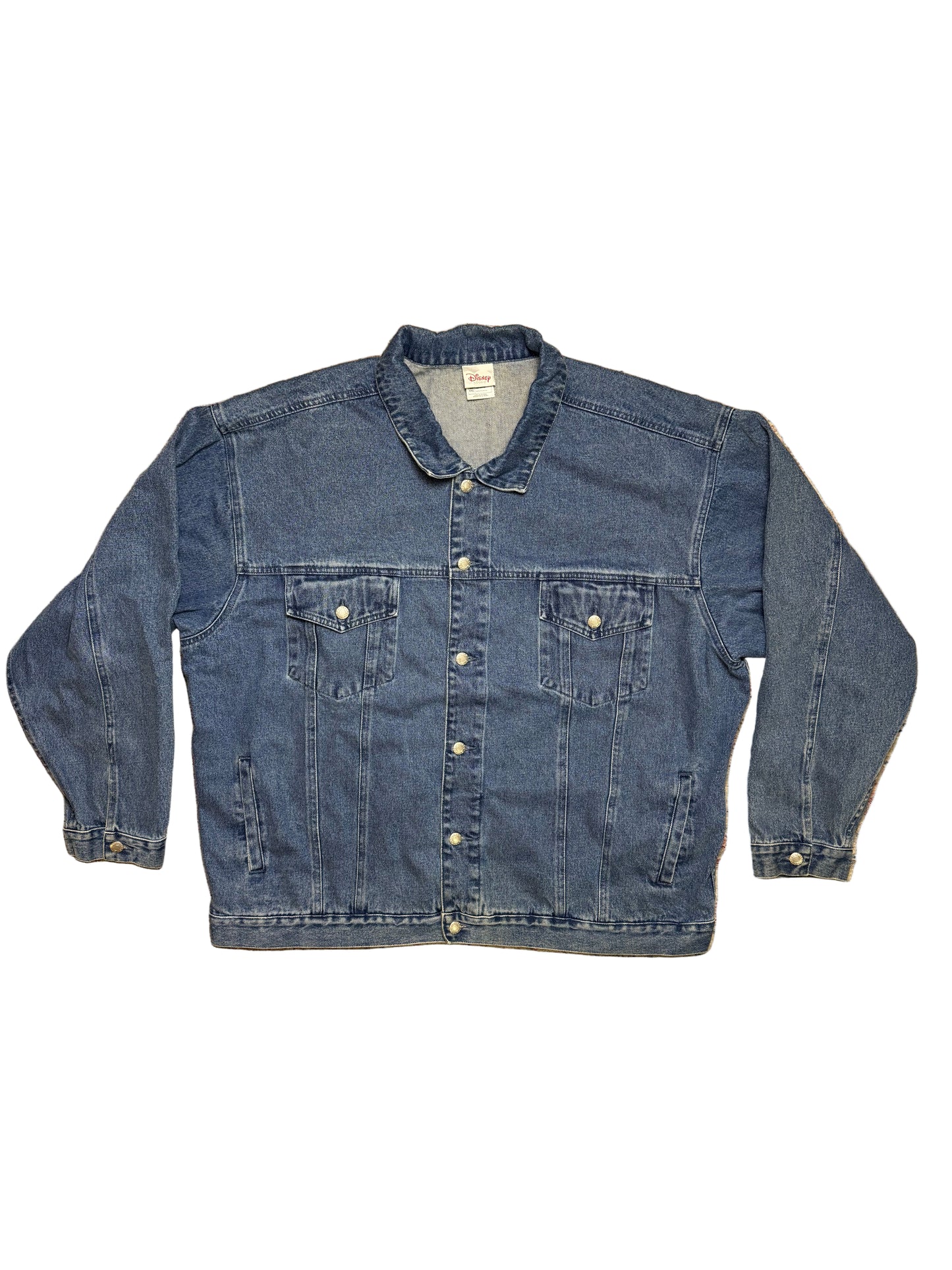 Disney Mickey Mouse American Flag Denim Jacket