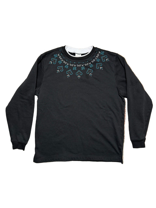 Vintage Style Granny Heart Sweater