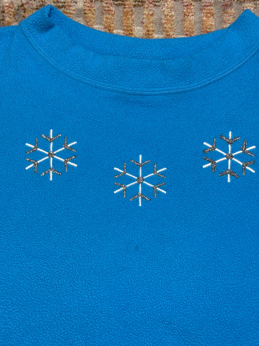South Mountain Snowflake Fleece Crewneck