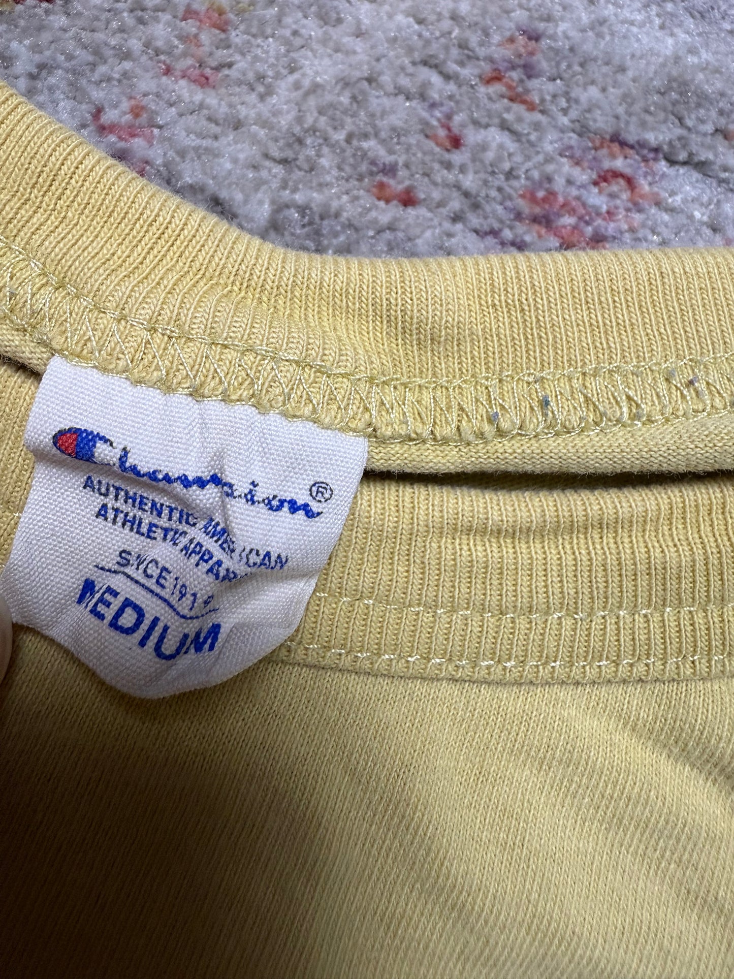 Vintage Champion Yellow T-Shirt