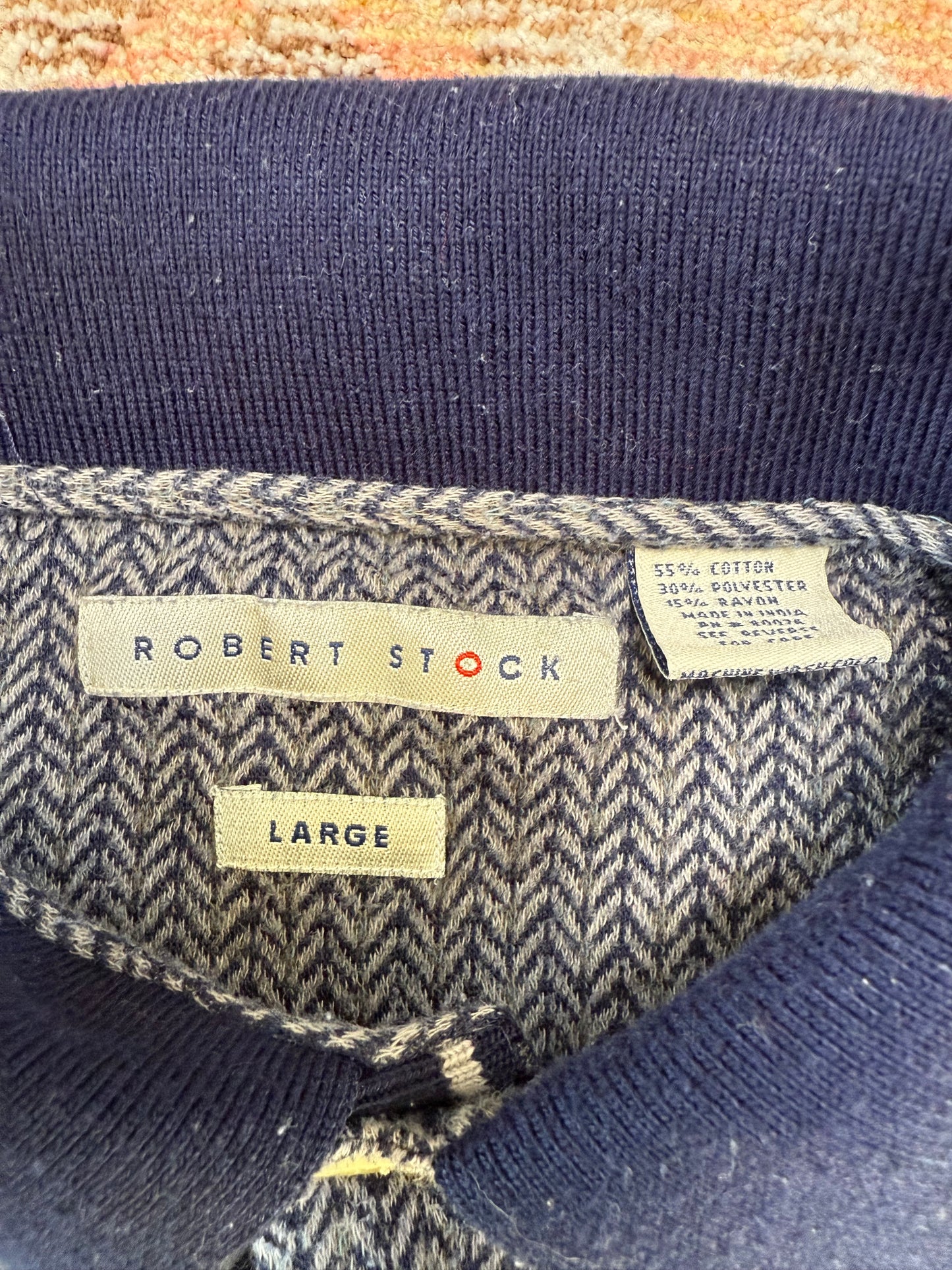 Robert Stock Textured Polo