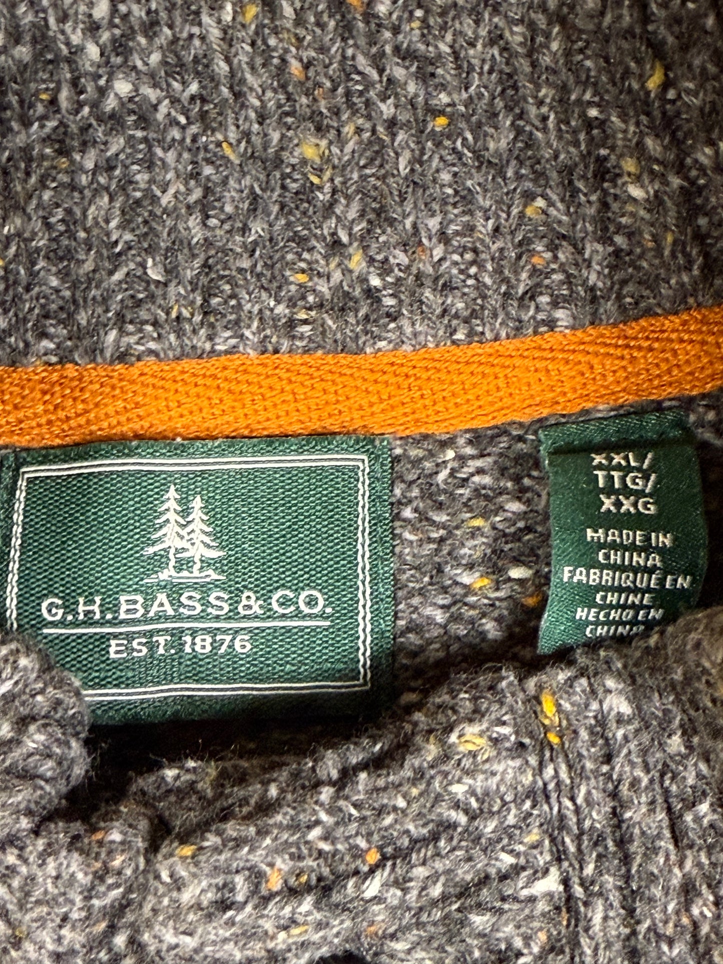 GH Bass & Co 1/4 Button Sweater