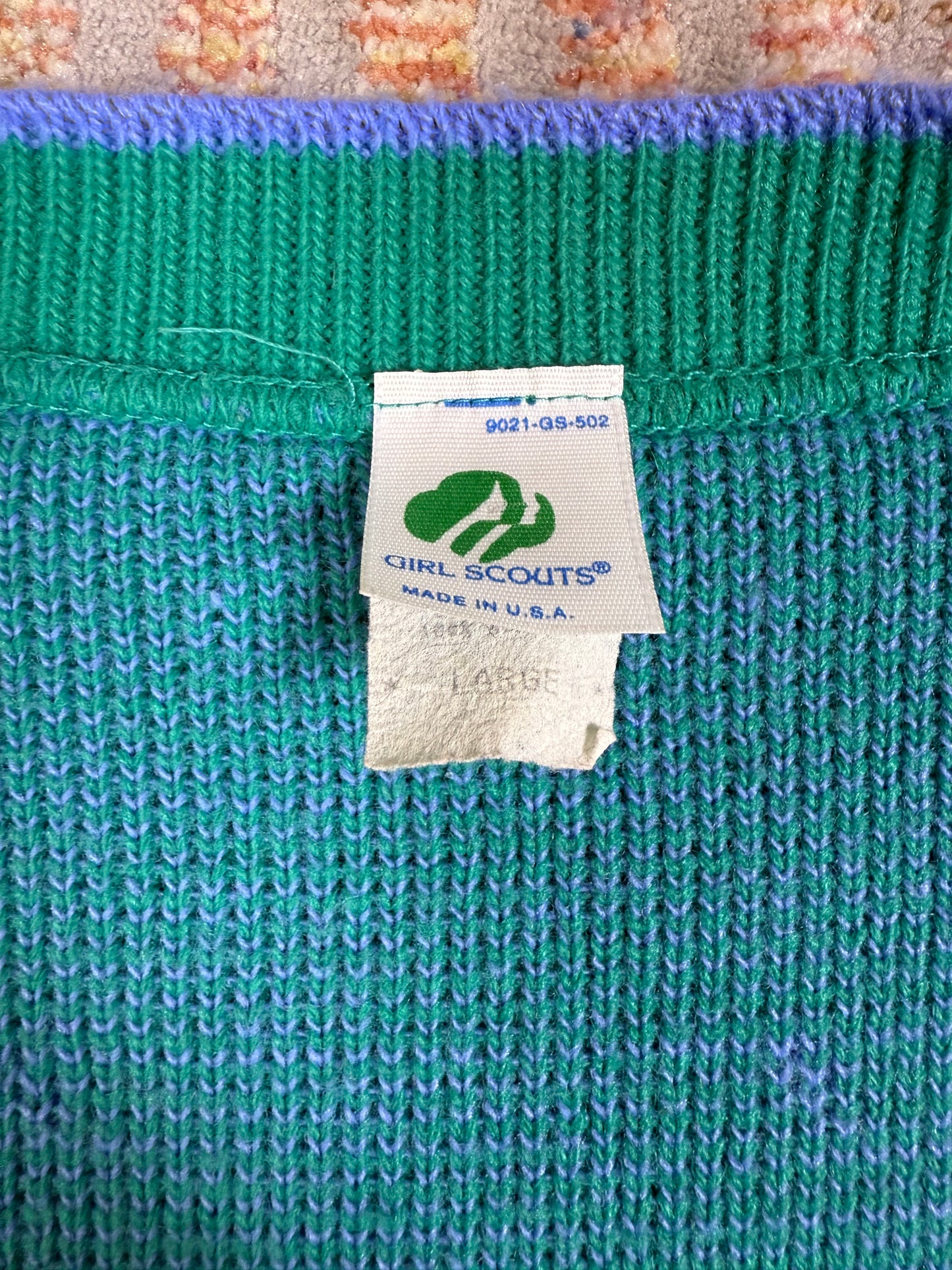 Vintage Girl Scouts Cardigan