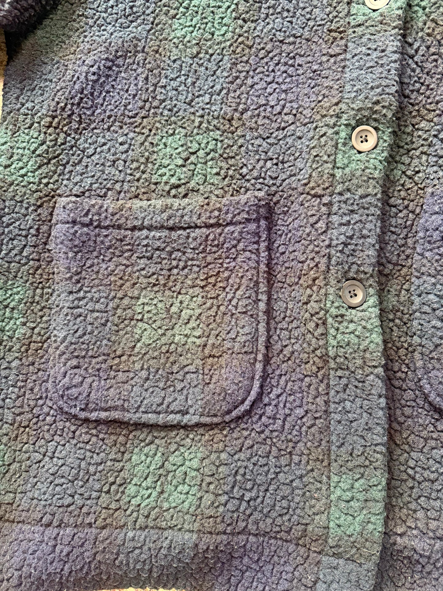 Vintage Lee Sherpa Button Sweater