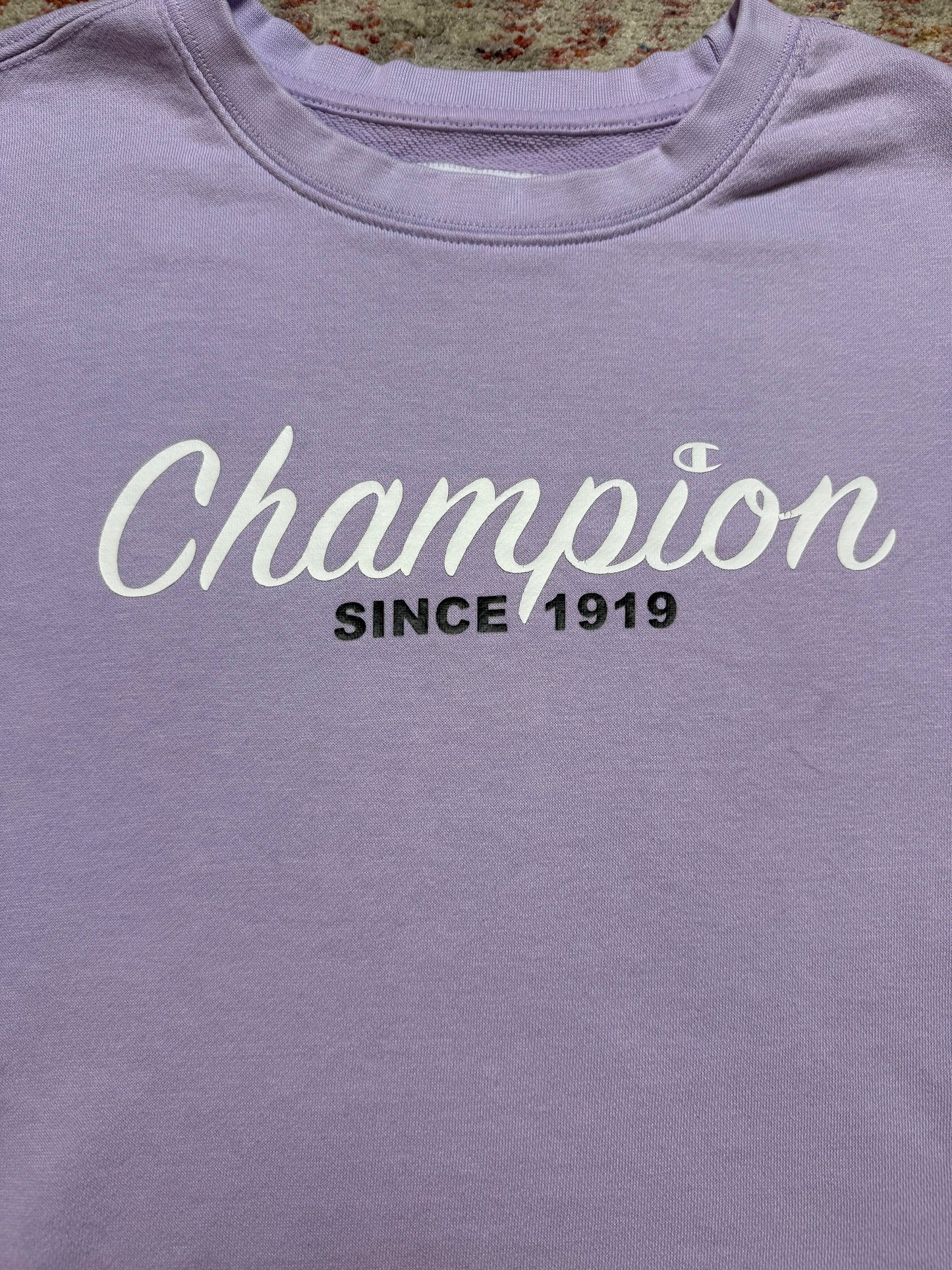 Champion Light Purple Crewneck