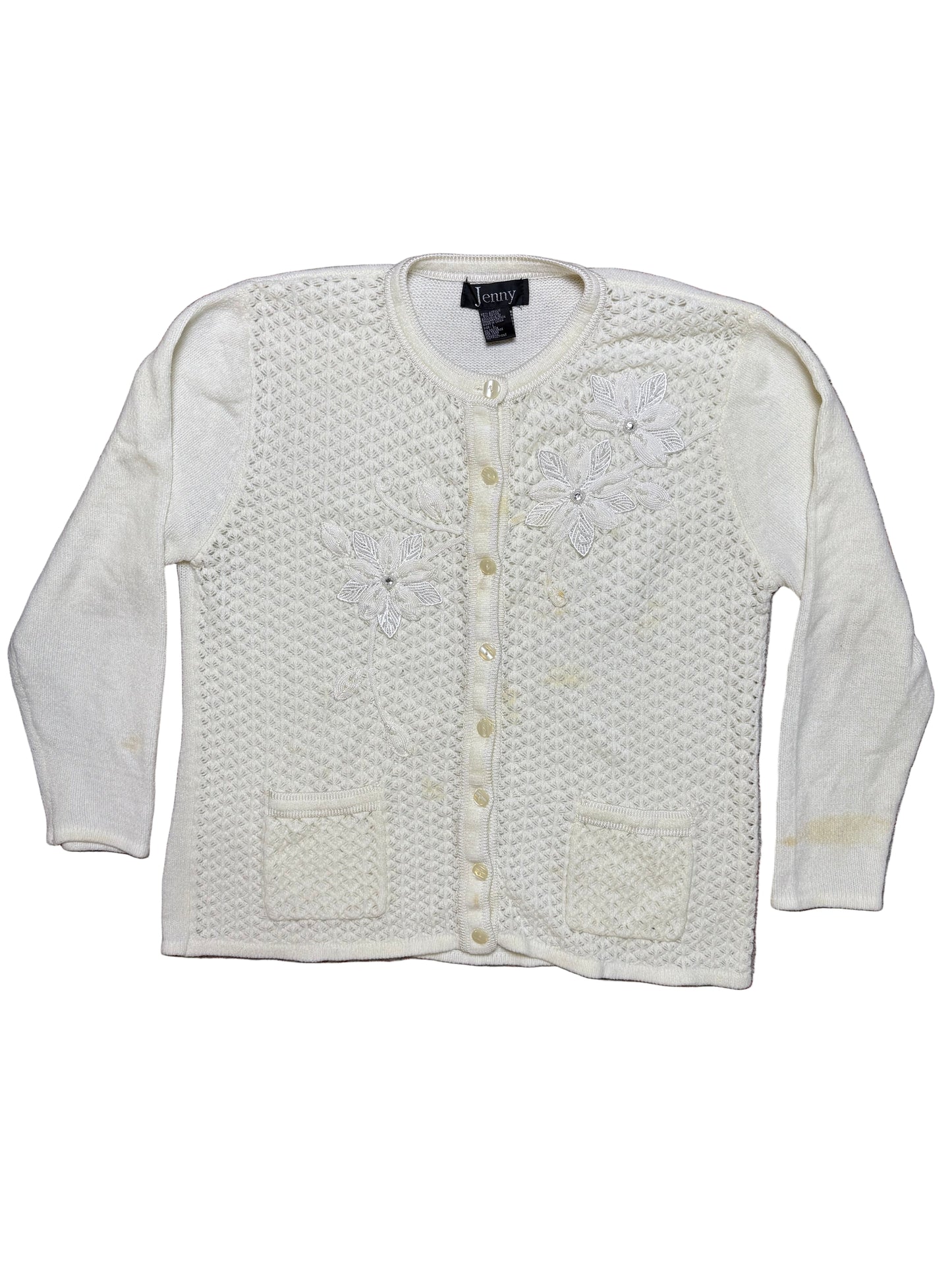 Vintage Jenny Embroidered Floral Sweater