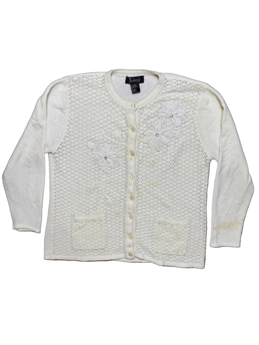 Vintage Jenny Embroidered Floral Sweater