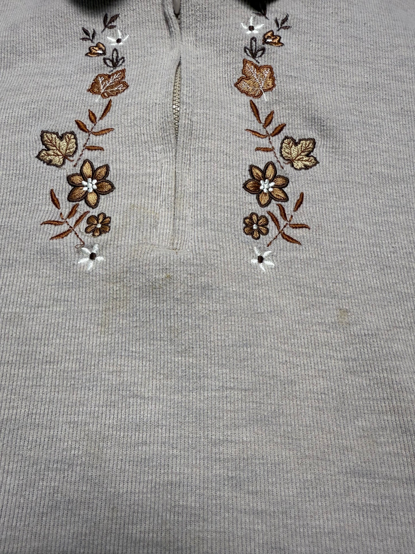 Vintage Classic Elements Embroidered Long Sleeve