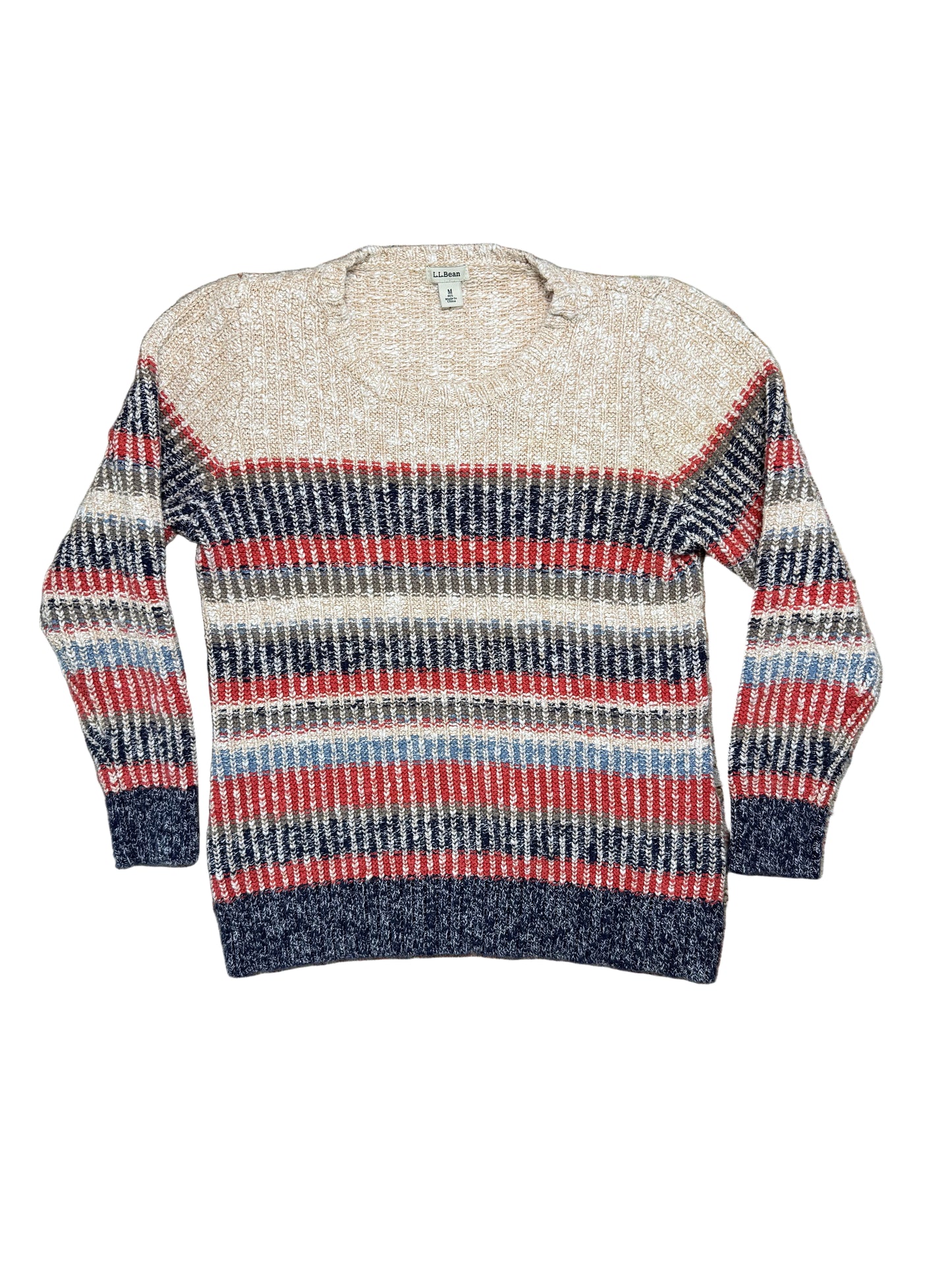 LL Bean Striped Sweater