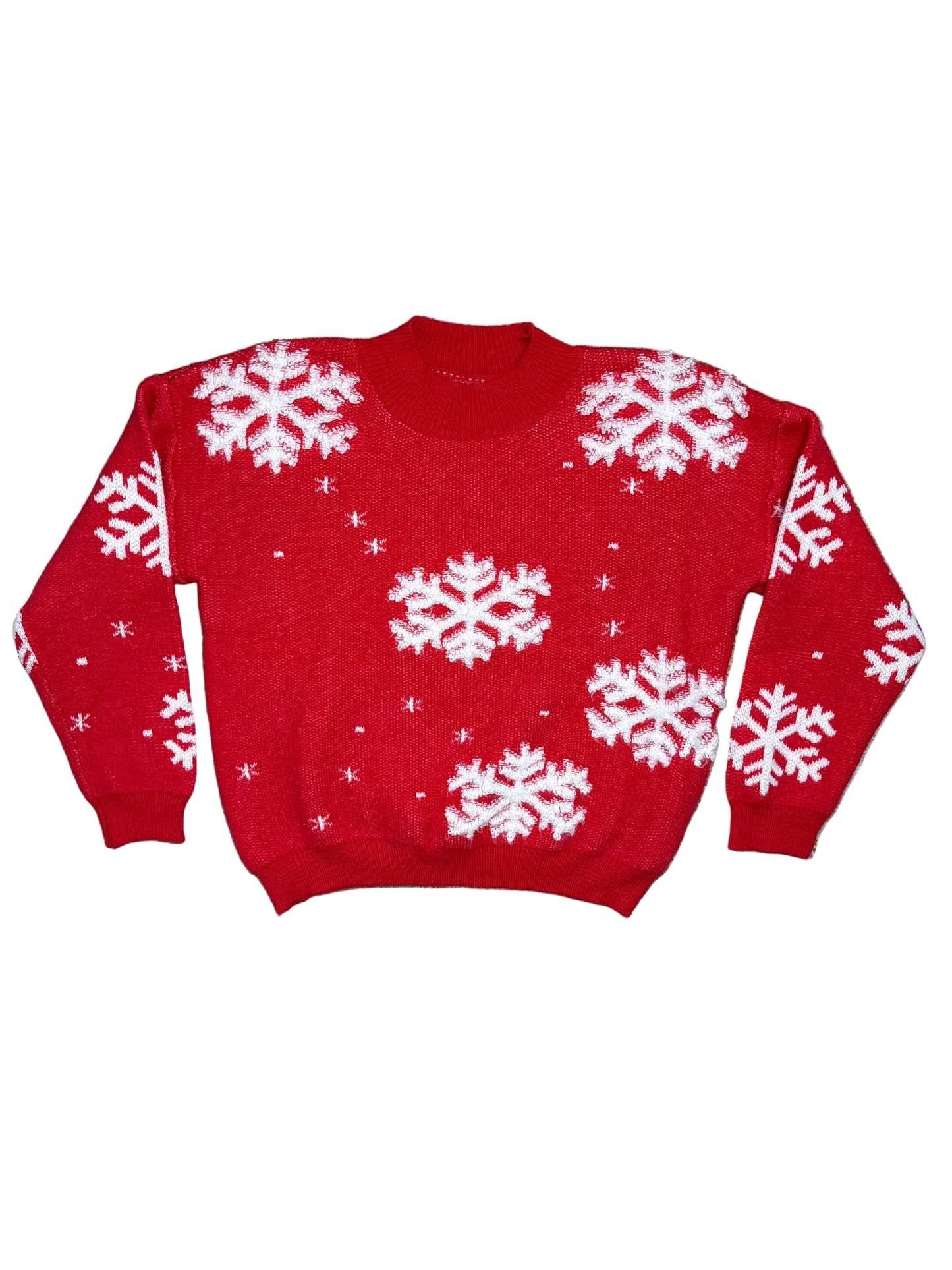 Snowflake Textured Sweater