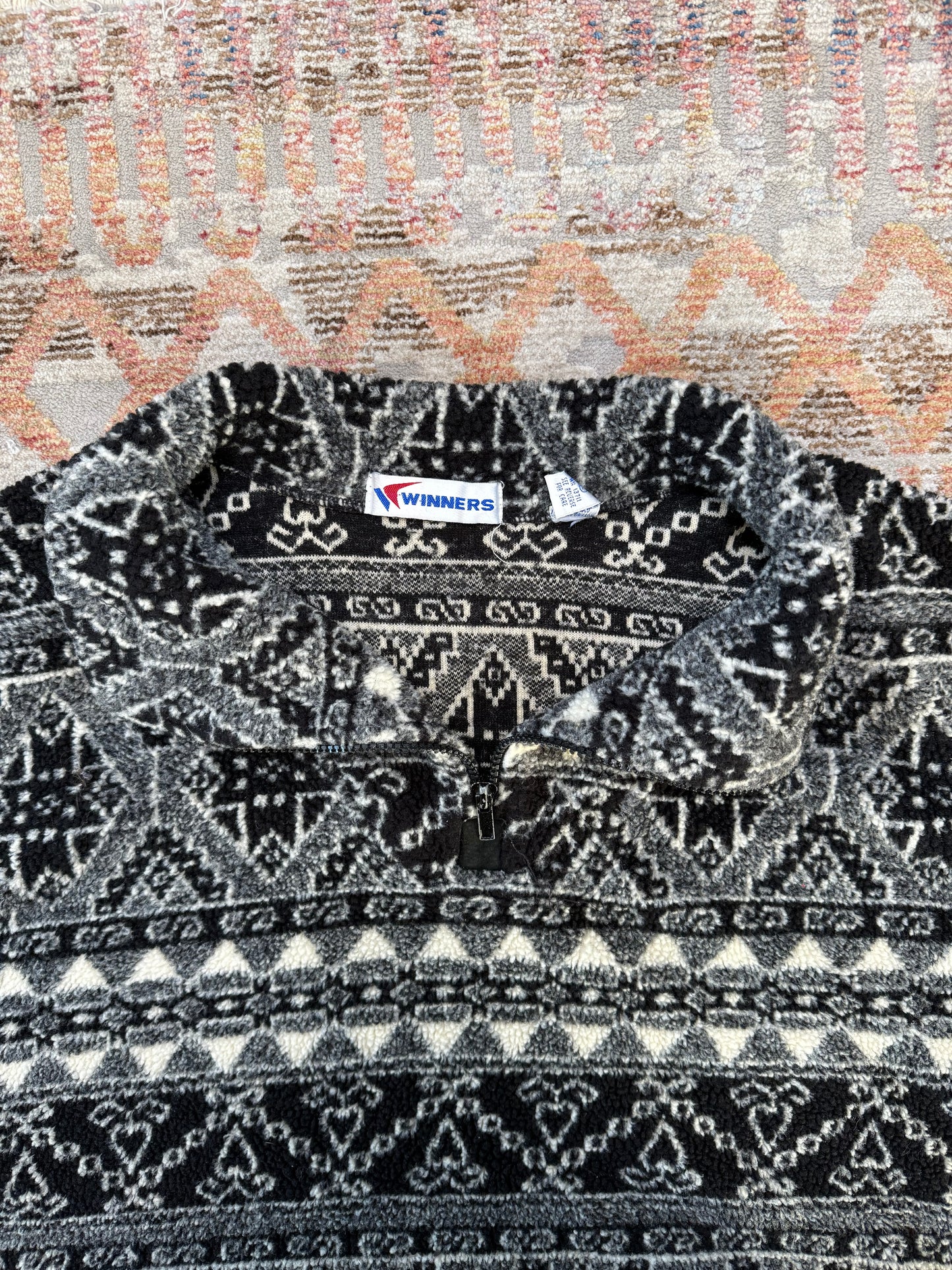 Vintage Winners Patterned Fleece