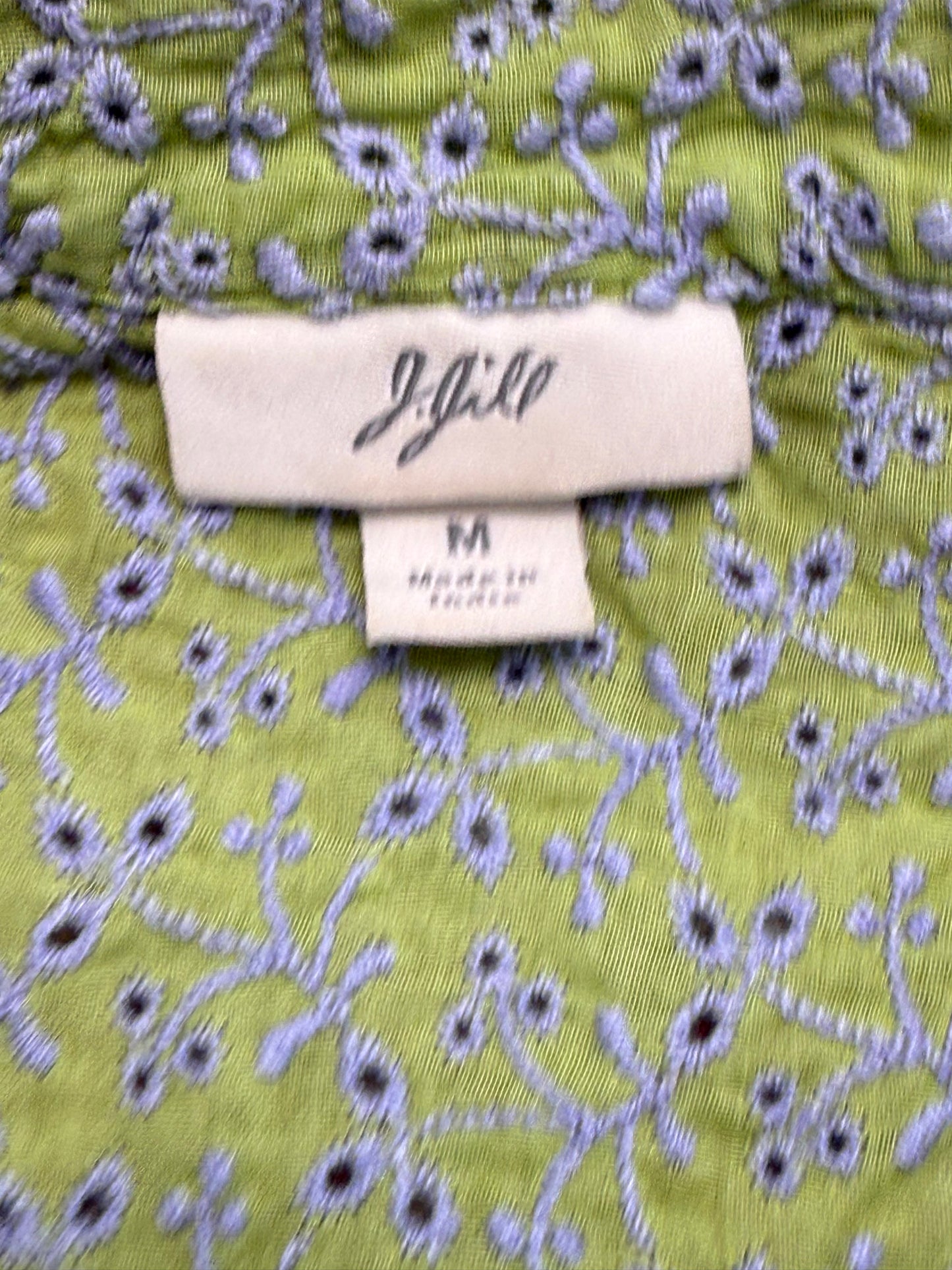 J Jill Floral Blouse