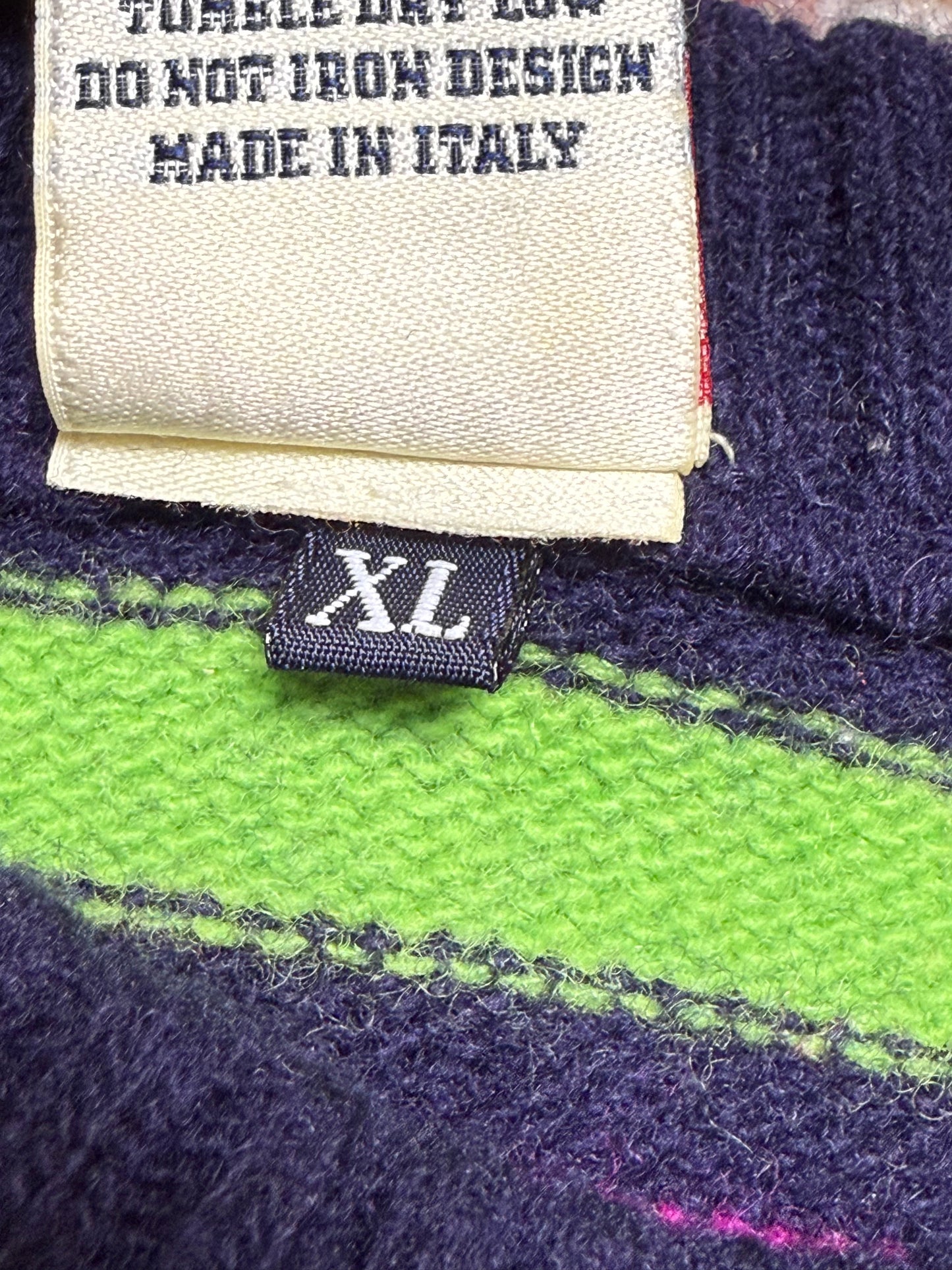 Vintage Franklin Marshall Rainbow Striped Sweater