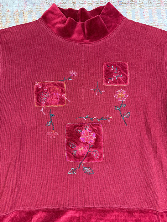 Vintage Erika Floral Sweater