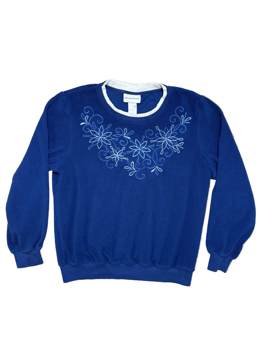 Alfred Dunner Granny Floral Fleece