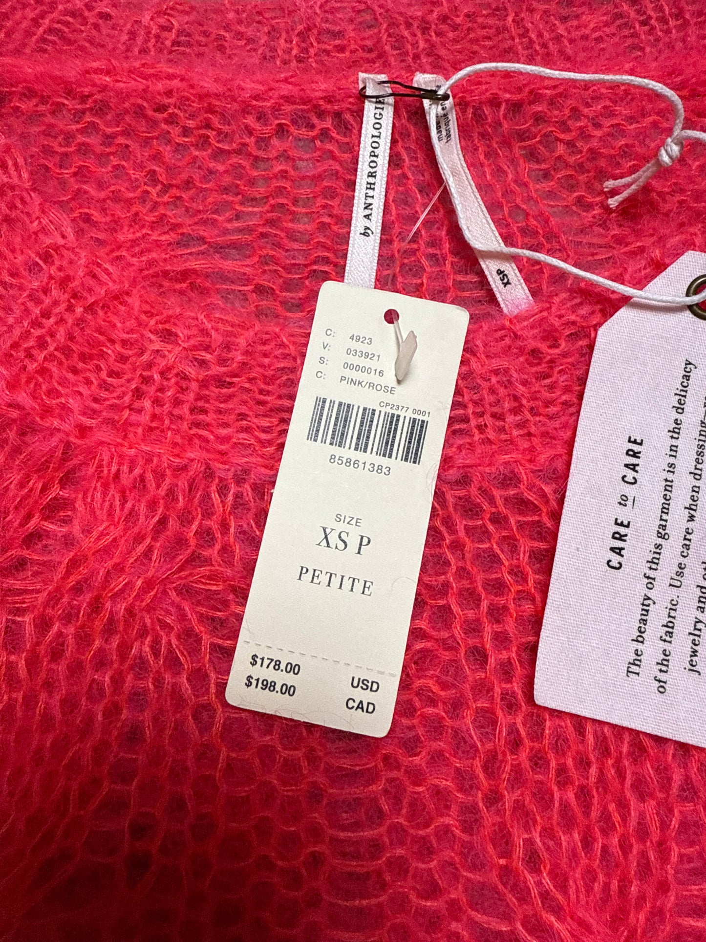 Anthropologie Distressed Sweater NWT