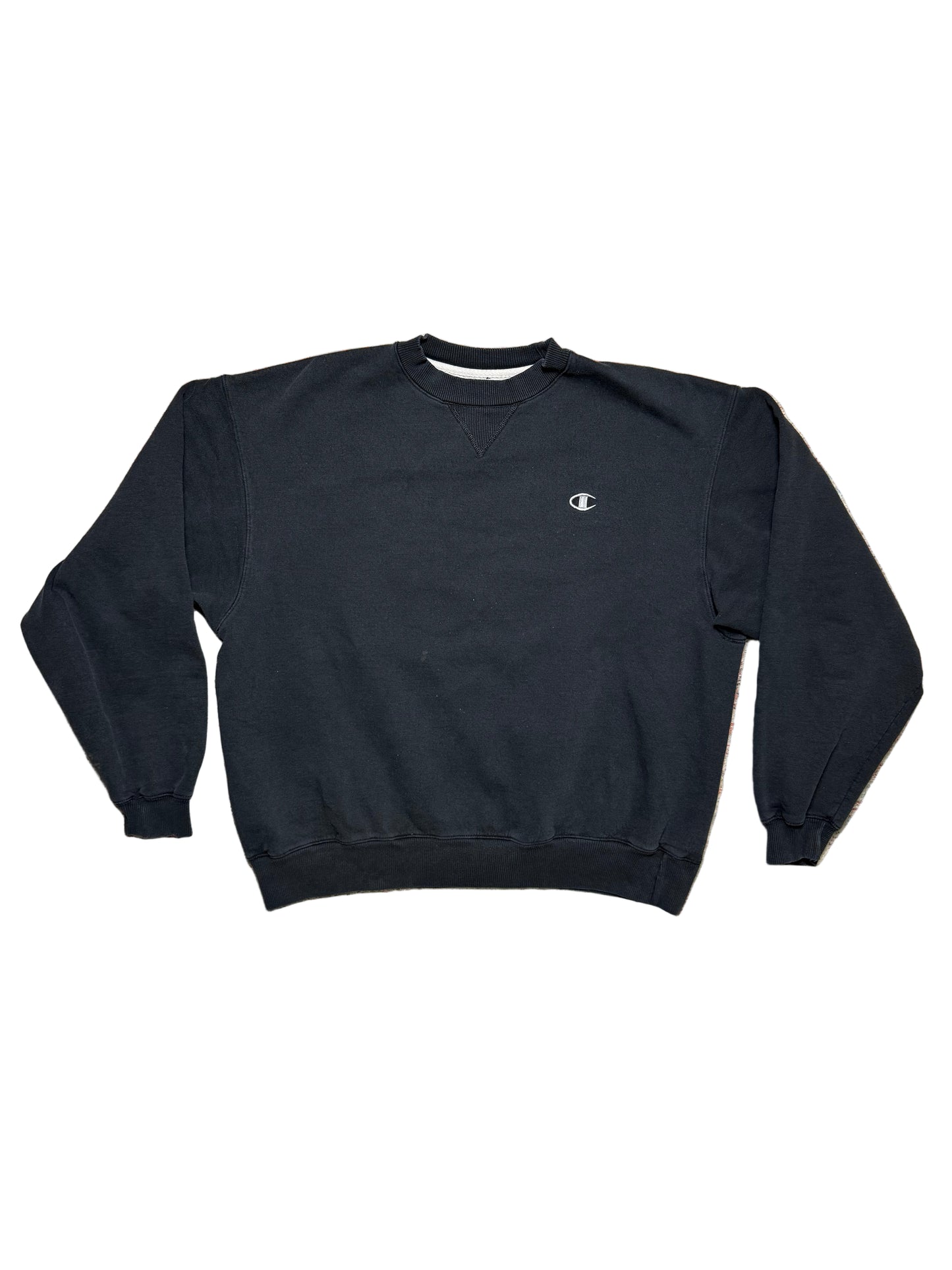 Champion Black Crewneck
