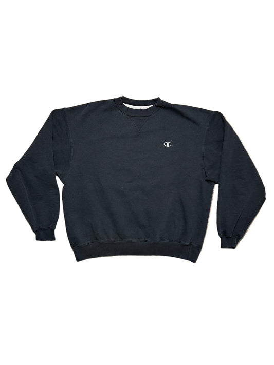Champion Black Crewneck