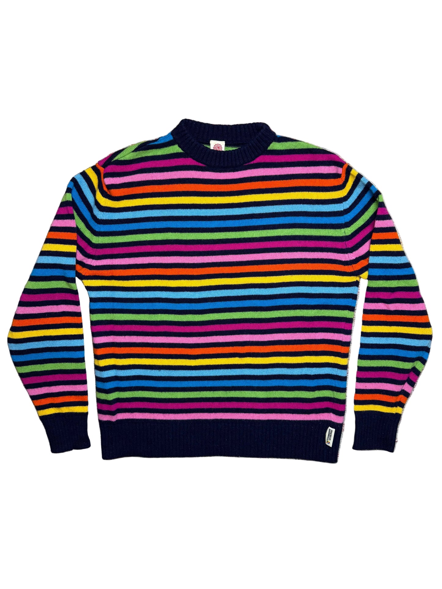 Vintage Franklin Marshall Rainbow Striped Sweater