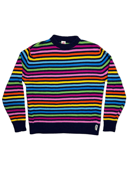 Vintage Franklin Marshall Rainbow Striped Sweater