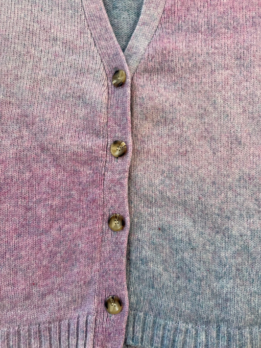 Ombré Button Up Sweater
