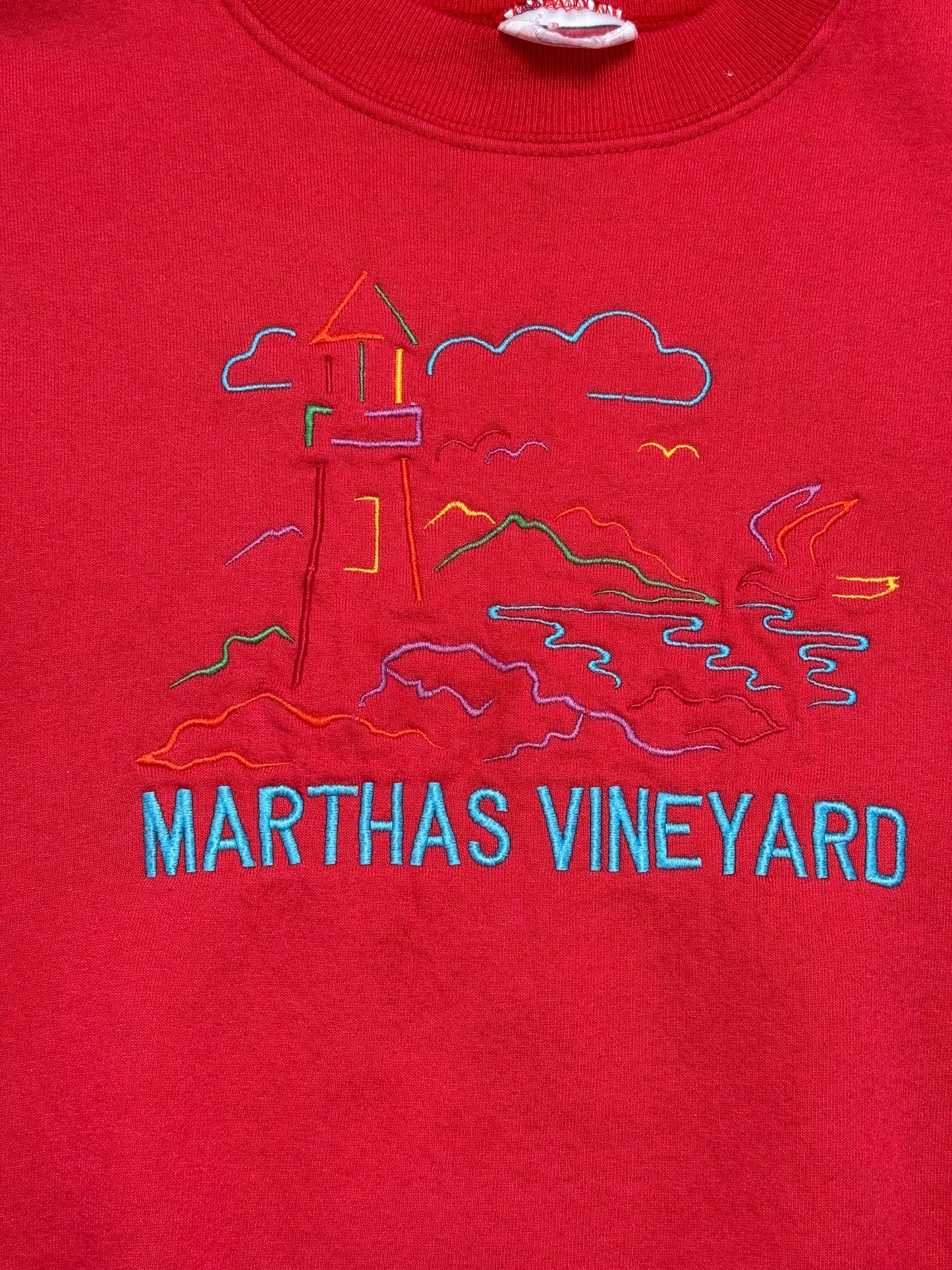 Vintage Martha’s Vineyard Embroidered Crewneck
