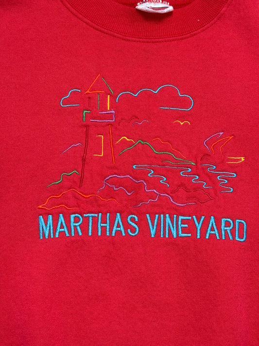 Vintage Martha’s Vineyard Embroidered Crewneck