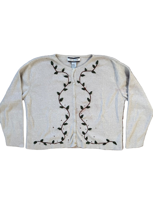 Vine Button Up Sweater