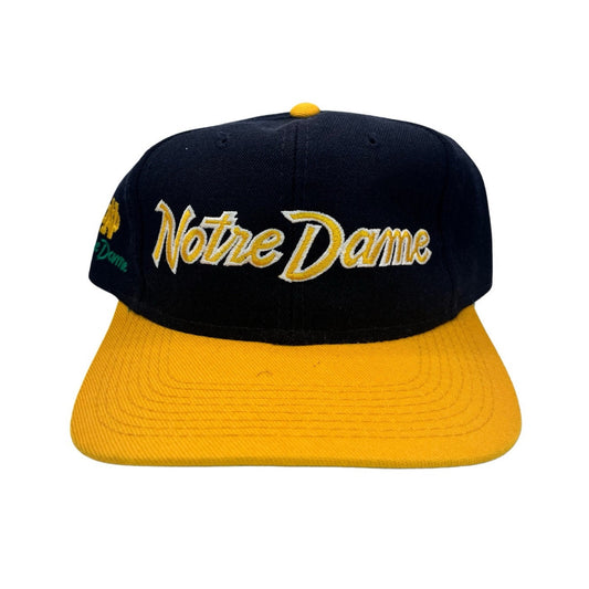 Vintage Notre Dame Sports Specialties Script Snapback