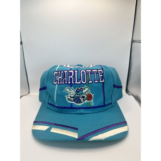 Vintage Charlotte Hornets Big Logo Jersey Snapback