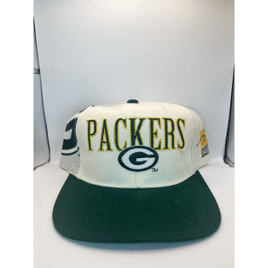 Vintage Green Bay Packers Sports Specialties Shadow Laser Snapback