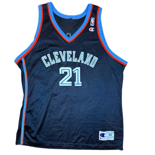 Vintage Champion Jersey Cleveland Cavaliers Size 48 Trajan Langdon