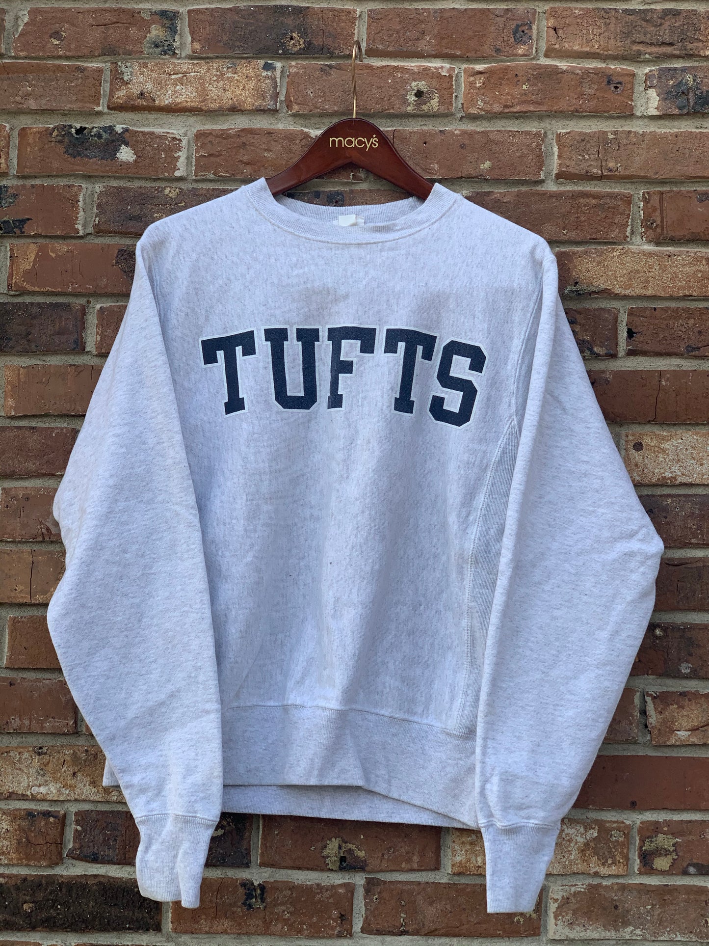 Champion “Tufts” Crewneck Sweater