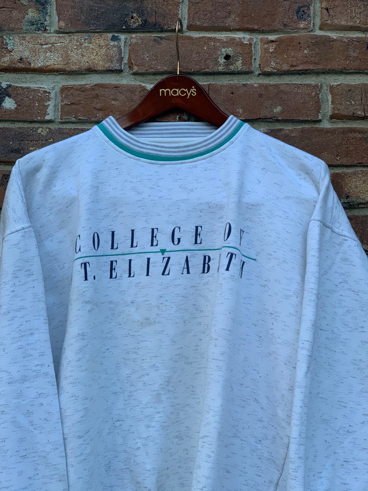 Vintage College of St. Elizabeth Crewneck Sweater